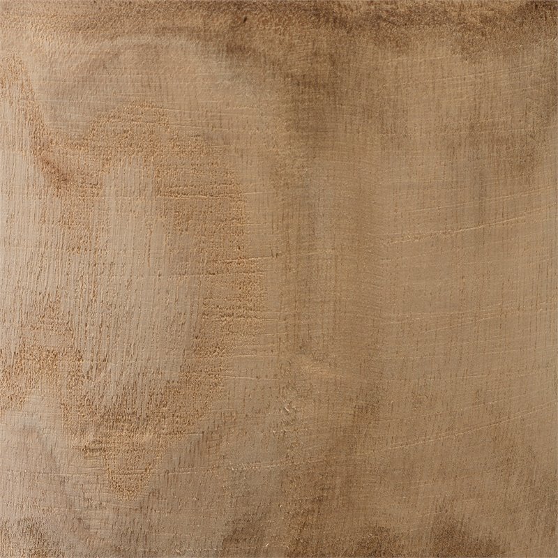 Maklaine Hand-Carved Paulownia Wood Decorative Vase in Natural