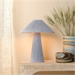 Maklaine Artisan Jute-Wrapped Table Lamp With Jute Cone Shade
