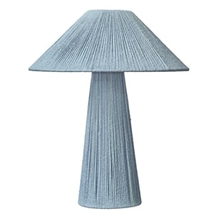 Maklaine Artisan Jute-Wrapped Table Lamp With Jute Cone Shade