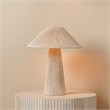 Maklaine Artisan Jute-Wrapped Table Lamp With Cone Shade in Natural