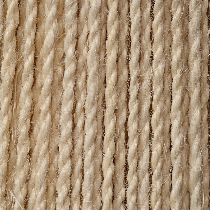 Maklaine Artisan Jute-Wrapped Table Lamp With Cone Shade in Natural