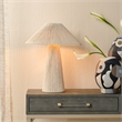 Maklaine Artisan Jute-Wrapped Table Lamp With Cone Shade in Natural