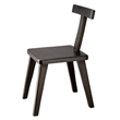 Maklaine Hand-Carved Mango Wood Dining Chair With Tapered Legs