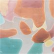 Maklaine Contemporary Hand-Blown Decorative Glass Bowl in Multi-Color