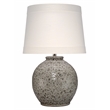Maklaine Contemporary Reactive Glaze Ceramic Table Lamp in Brown