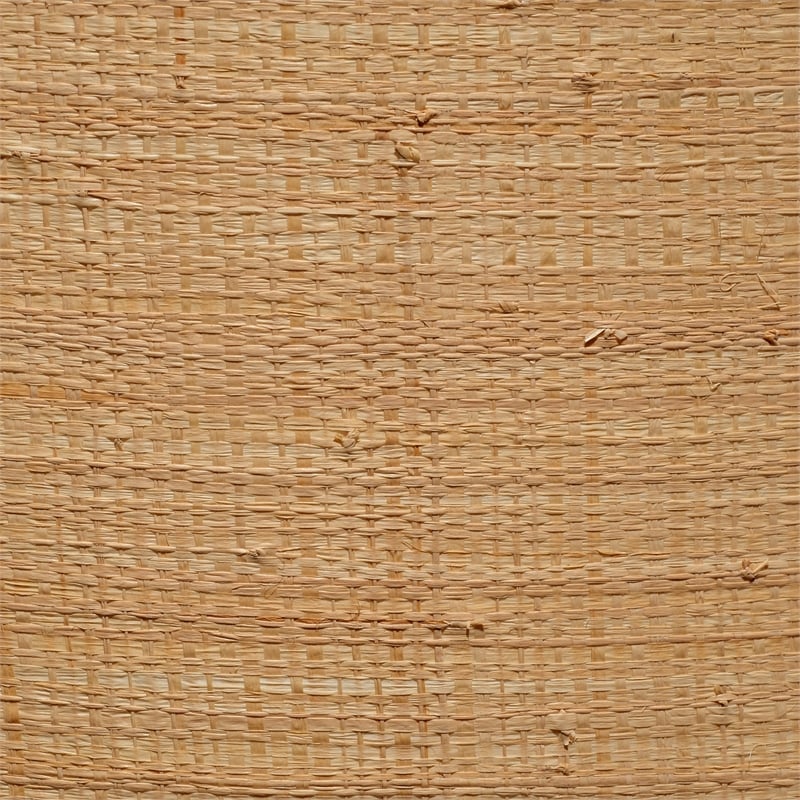Maklaine Contemporary Natural Raffia Drum Lamp Shade in Large