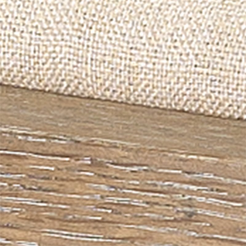 Maklaine Driftwood Coastal Arm Chair With Linen Upholstery in Gray
