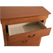 Maklaine Contemporary 5-Drawer Bedroom Chest in Oak Veneer Finish