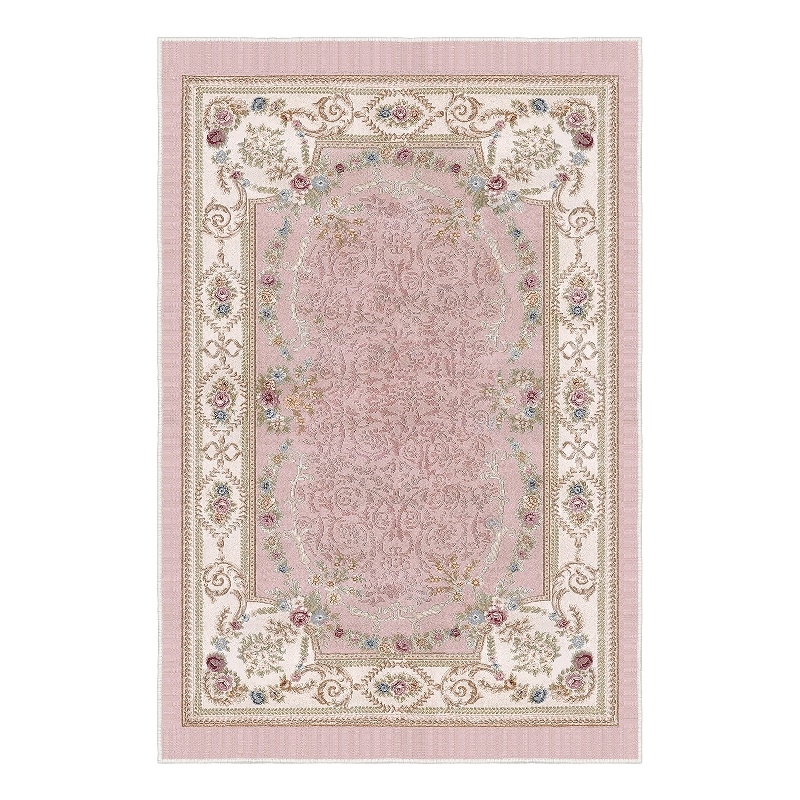 Maklaine 3D Printed Non-Slip Hall Carpet 100 x 200 in Multi-Color