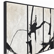 Maklaine Abstract Harmony Framed Canvas Triptych Wall Art - Set of 3