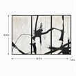 Maklaine Abstract Harmony Framed Canvas Triptych Wall Art - Set of 3