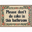 Maklaine Bathroom Wit II Hand-Embellished Canvas with Frame in Brown