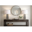 Maklaine Faux Gator PU Table Lamp with Soft Gold and Crystal Pedestal (Set of 2)