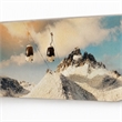 Maklaine Snowboard Wall Art with Hand-Embellished Chinese Maple Frame