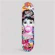 Maklaine Hand-Painted Skateboard Deck Wall Art with Neon Light Multi-Color
