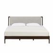 Maklaine Queen Platform Bed in Coffee Finish