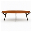 Maklaine Coffee Table in Copper and Charcoal with Solid Bamboo Construction