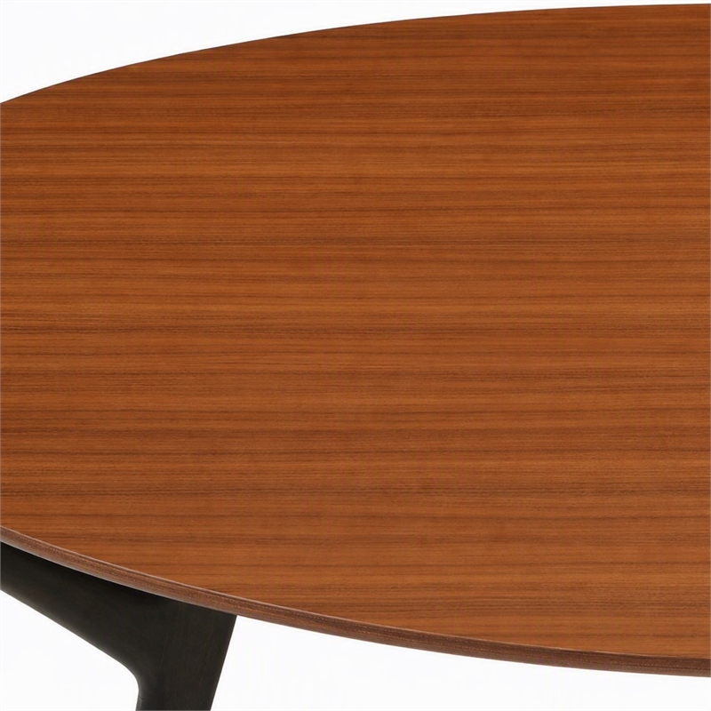 Maklaine Coffee Table in Copper and Charcoal with Solid Bamboo Construction