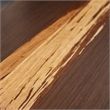 Maklaine Dining Table in Burgundy with Solid Bamboo Construction