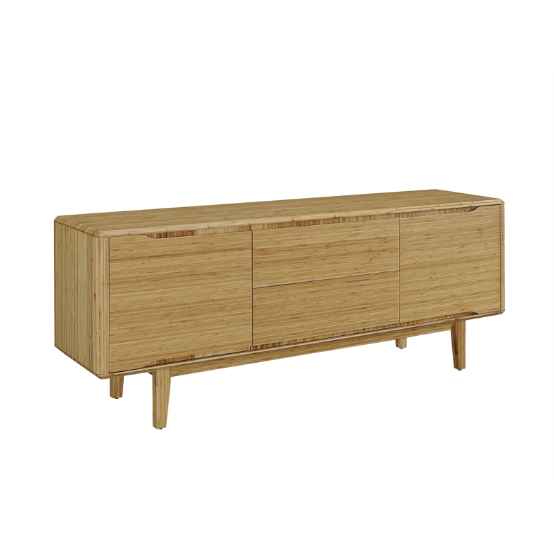 Maklaine Sideboard in Golden Bamboo Finish