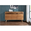 Maklaine Sideboard in Solid Bamboo with Golden Finish