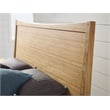 Maklaine Queen Bamboo Platform Bed with Slat System in Caramelized