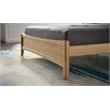 Maklaine Queen Bamboo Platform Bed with Slat System in Caramelized