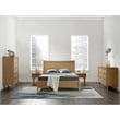 Maklaine Queen Bamboo Platform Bed with Slat System in Caramelized