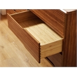 Maklaine 6 Drawer Bamboo Double Dresser with Soft Close in Copper