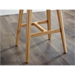 Maklaine Set of 2 Bamboo Counter Stools in Natural Caramelized