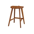 Maklaine Set of 2 Bamboo Counter Stools with Tractor Seats in Copper