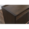 Maklaine Premium Solid Bamboo Fully Assembled Sideboard in Coffee