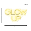 Maklaine Glow Up LED Neon Sign Wall Art 28