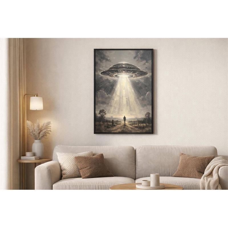 Maklaine Celestial Arrival Textured Canvas 24