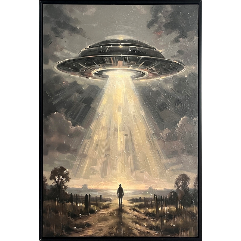 Maklaine Celestial Arrival Textured Canvas 24