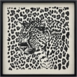 Maklaine Shadow Leopard Puff Printed Canvas 24