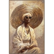 Maklaine Sunlit Muse I Hand-Embellished Canvas 48