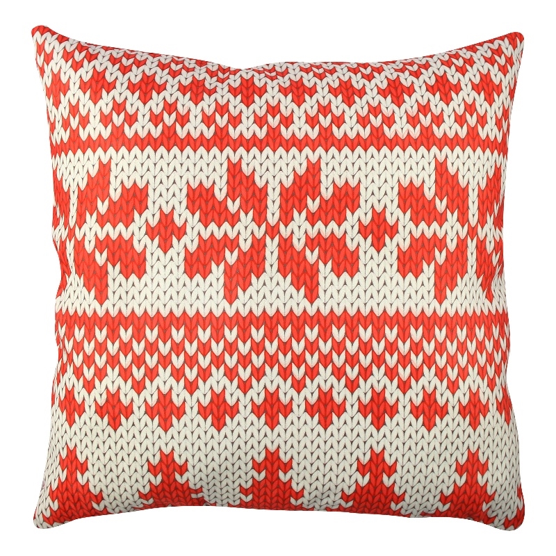 Maklaine Multicolor Cushion with Silicone Filling and Concealed Zip