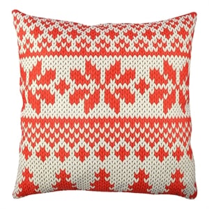 Maklaine Multicolor Cushion with Silicone Filling and Concealed Zip