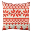 Maklaine Multicolor Cushion with Silicone Filling and Concealed Zip