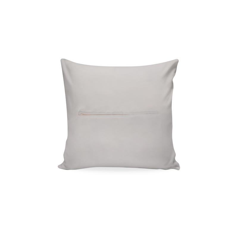 Maklaine Multicolor Throw Cushion with Silicone Filling and Concealed Zip