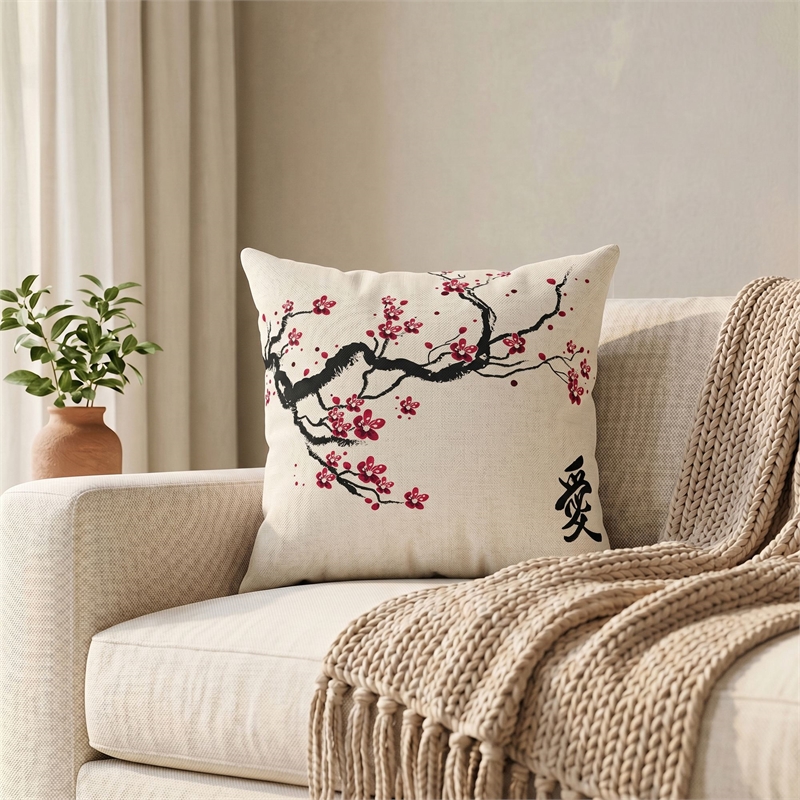 Maklaine 43 x 43 cm Multicolor Cotton Blend Washable Cushion Cover Only