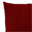 Maklaine 43 x 43 cm Red Polyester Cushion with Silicone Filling and Zip