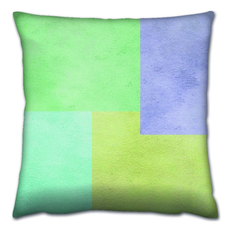 Maklaine Multicolor Accent Cushion with Silicone Filling and Concealed Zip
