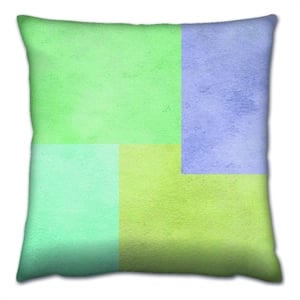 Maklaine Multicolor Accent Cushion with Silicone Filling and Concealed Zip