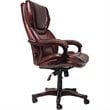 Kingfisher Lane Executive Office Chair in Brown Bonded Leather