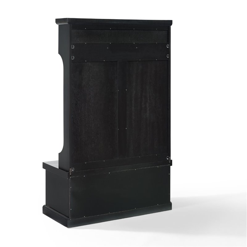 Kingfisher Lane Hall Tree in Distressed Black