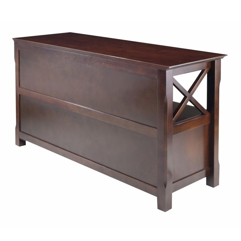 Kingfisher Lane Transitional Solid Wood TV Stand for TVs up to 46