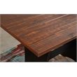 Kingfisher Lane Transitional Solid Wood Dining Nook in Black