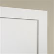 Kingfisher Lane Contemporary Engineered Wood Storage Cabinet in White